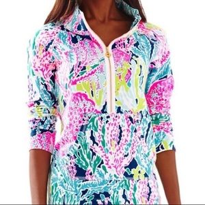 Lilly Pulitzer Skipper Popover- Indigo Cha Cha